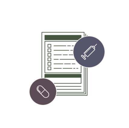 Illustration of a prescription scheet