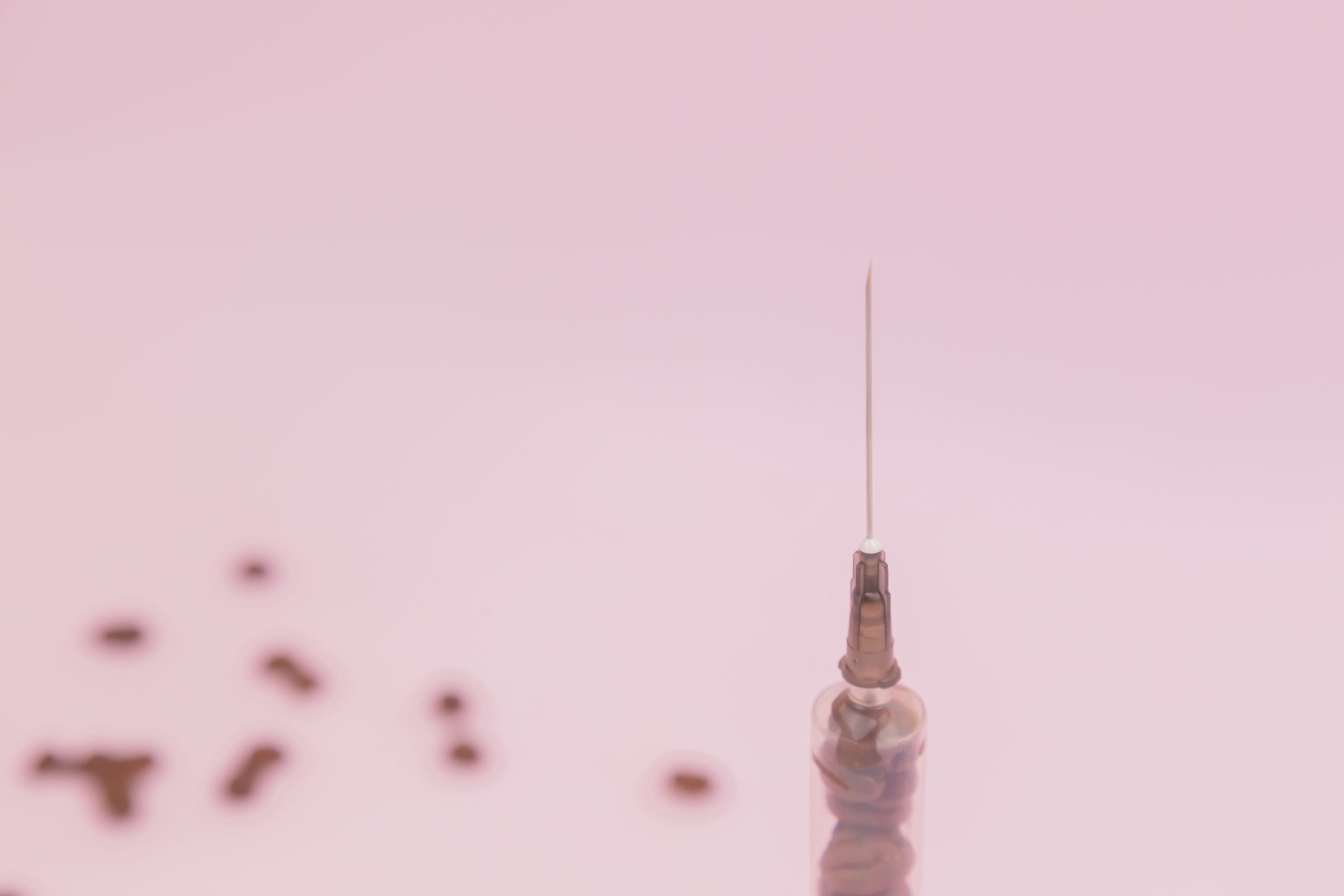 Photograph of a hypodermic needle