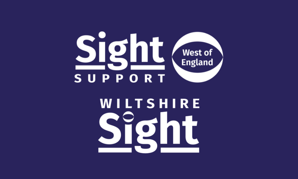 Image of Sight Support West of England and Wiltshire Sight logos