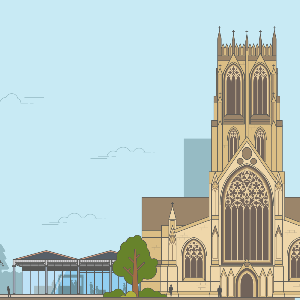 Doncaster landmarks full colour