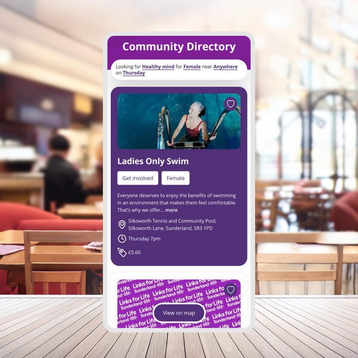 An example of a health and wellbeing service directory powered by Theseus: Wellbeing Self-Help