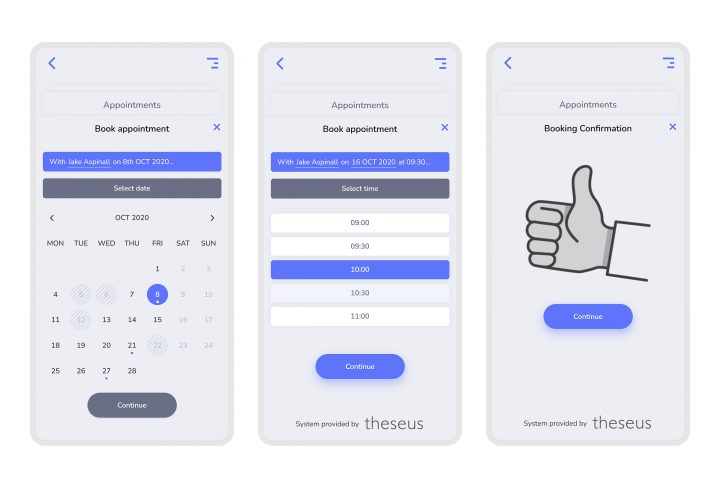 Theseus: Exercise Referral supports easy exercise referral appointment booking