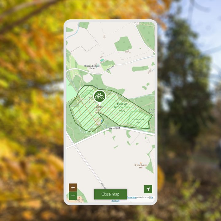 Mobile Device Showing Location Based Application Leicestershire Aspect Ratio 720 720