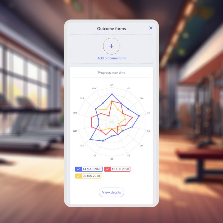 Mobile Outcome Form In Gym Setting Aspect Ratio 720 720