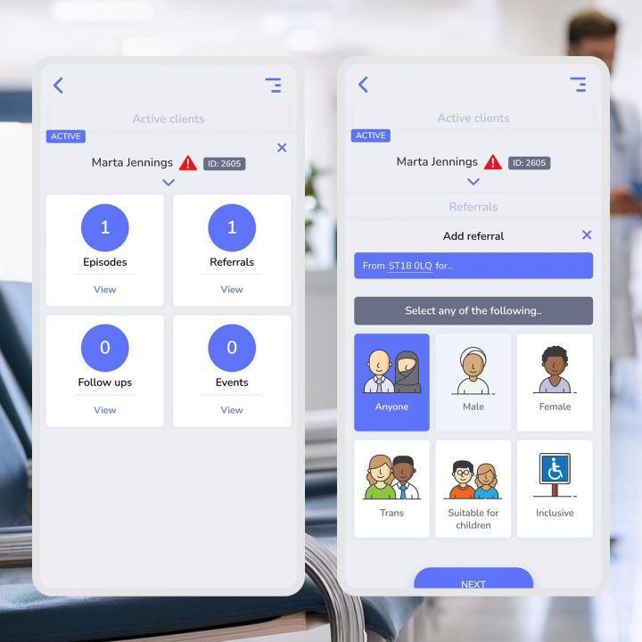 Mobile Referral Portal Screens Aspect Ratio 720 720