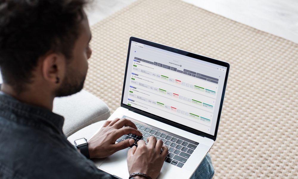 Laptop Showing Mobile Worker Portal Scaled Aspect Ratio 1000 600
